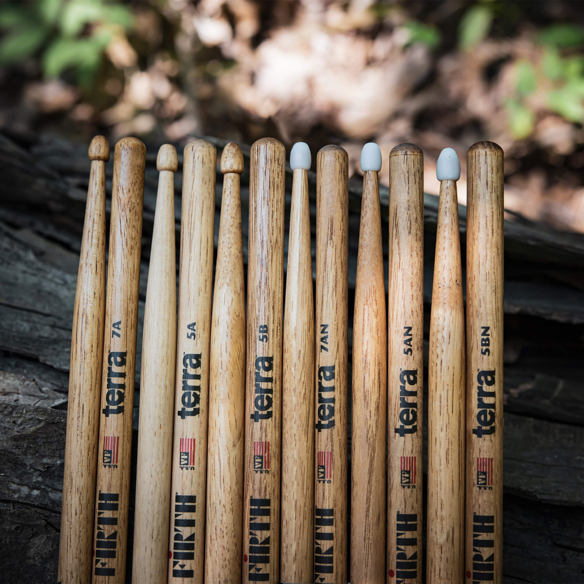 vic-firth-american-classic-5at-terra-series-drumsticks-4er-value-pack image 7