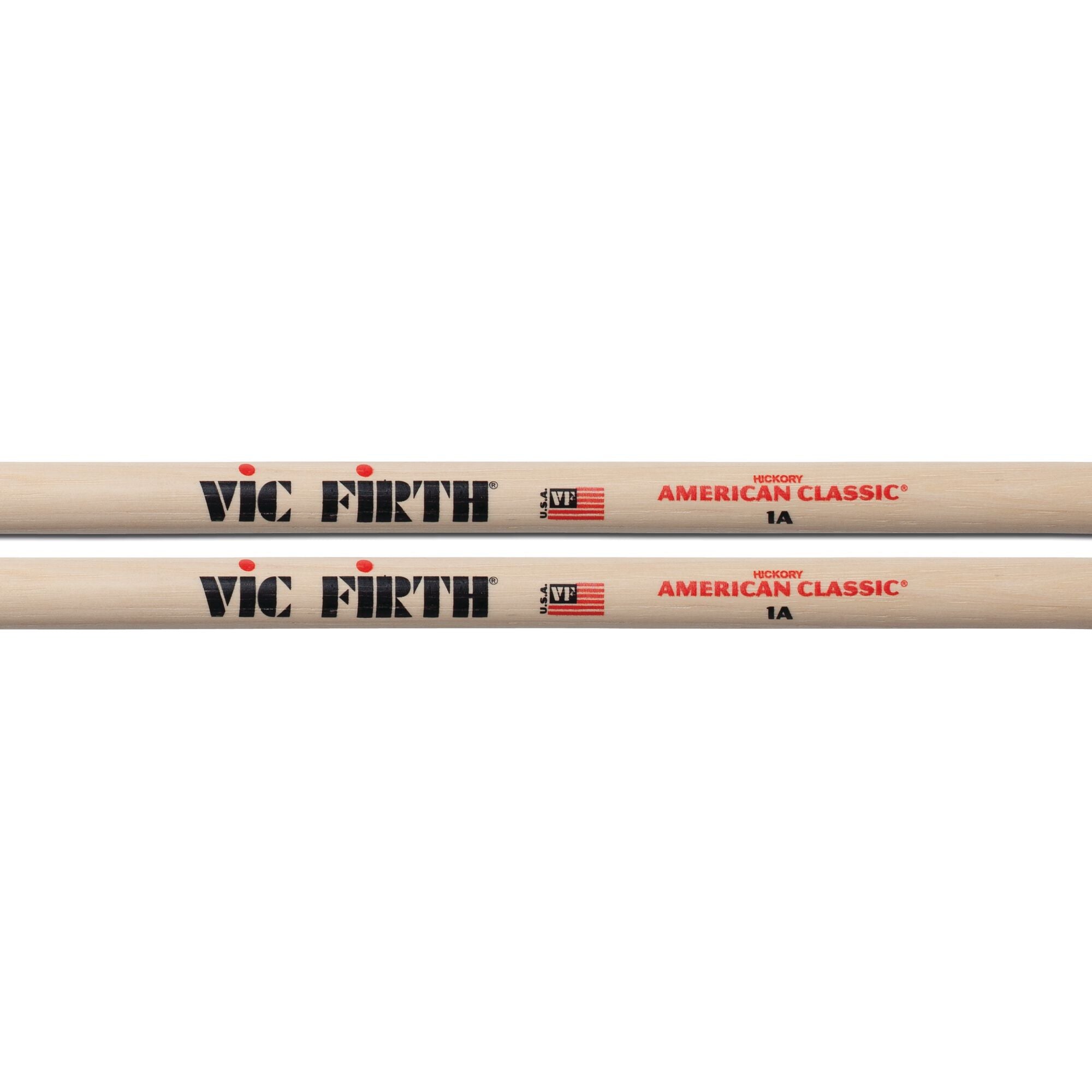 vic-firth-american-classic-1a-drumsticks-hickory-sticks image 2