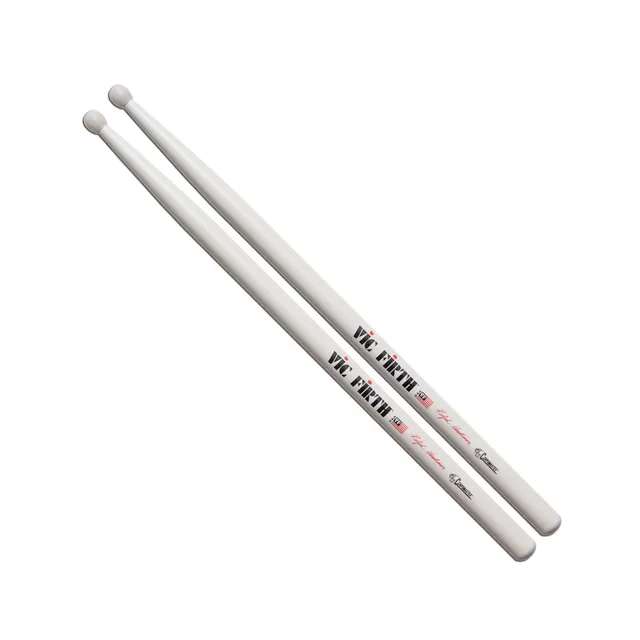 vic-firth-corpsmaster-ralph-hardimon-snare-drumsticks-nylon image 1