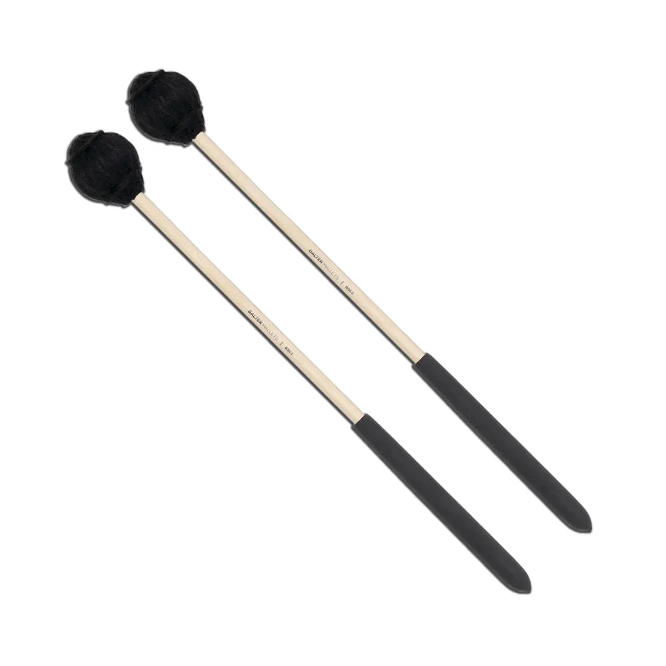 vic-firth-bsc2-balter-medium-soft-black-yarn-becken-mallets image 1