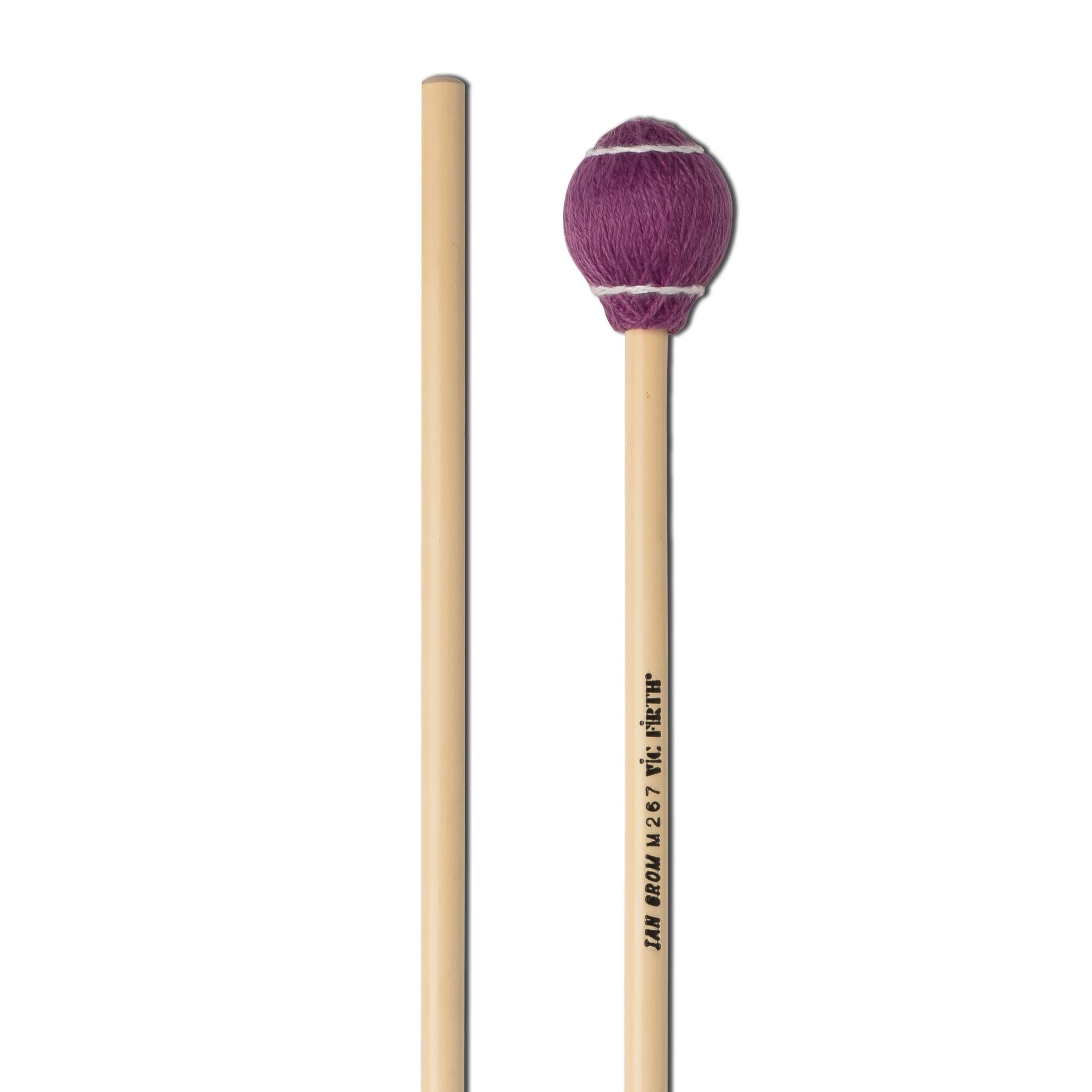 vic-firth-m267-corpsmaster-ian-grom-medium-hard-vibraphone-mallets image 4
