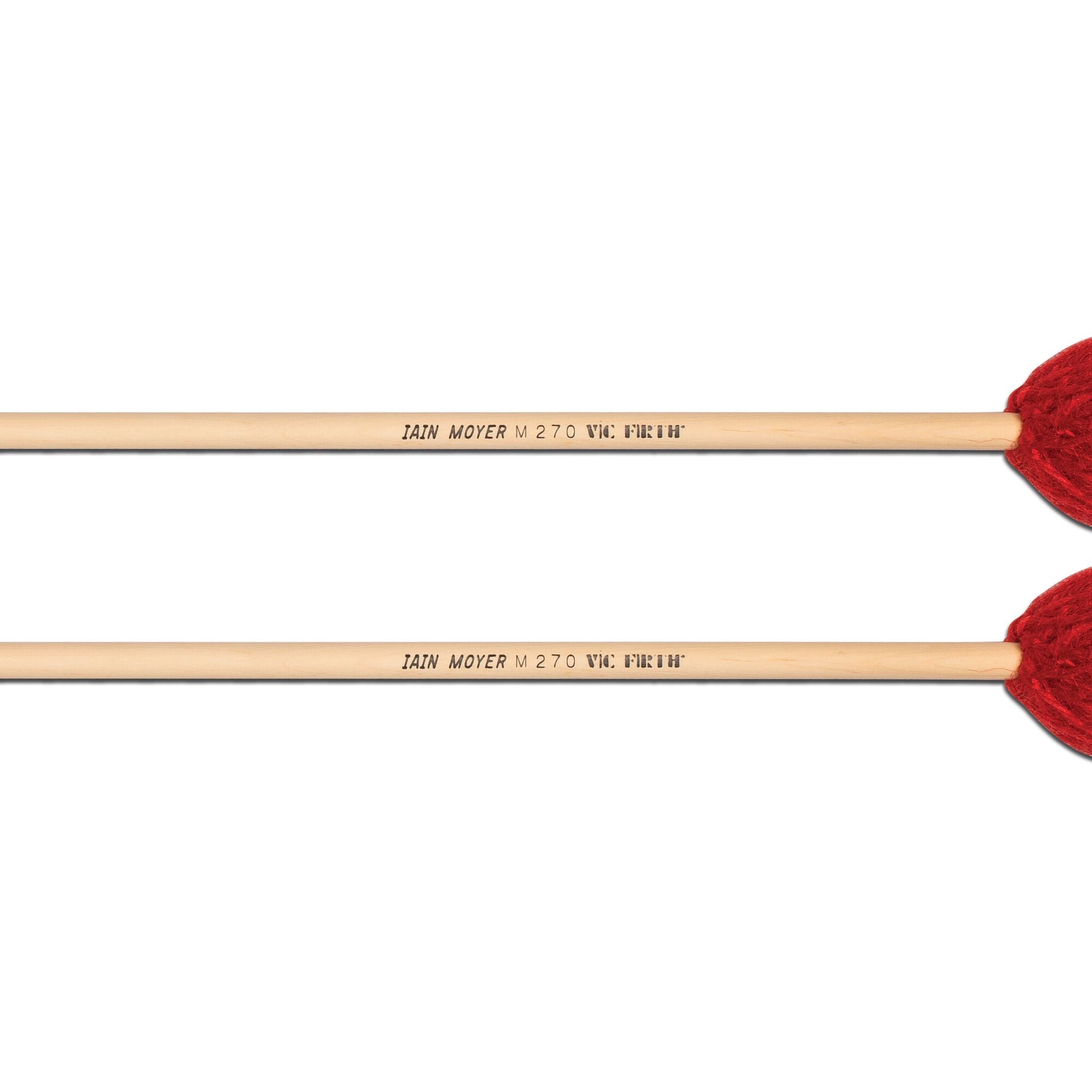 vic-firth-m270-corpsmaster-iain-moyer-marimba-mallets-medium-soft-medium image 2