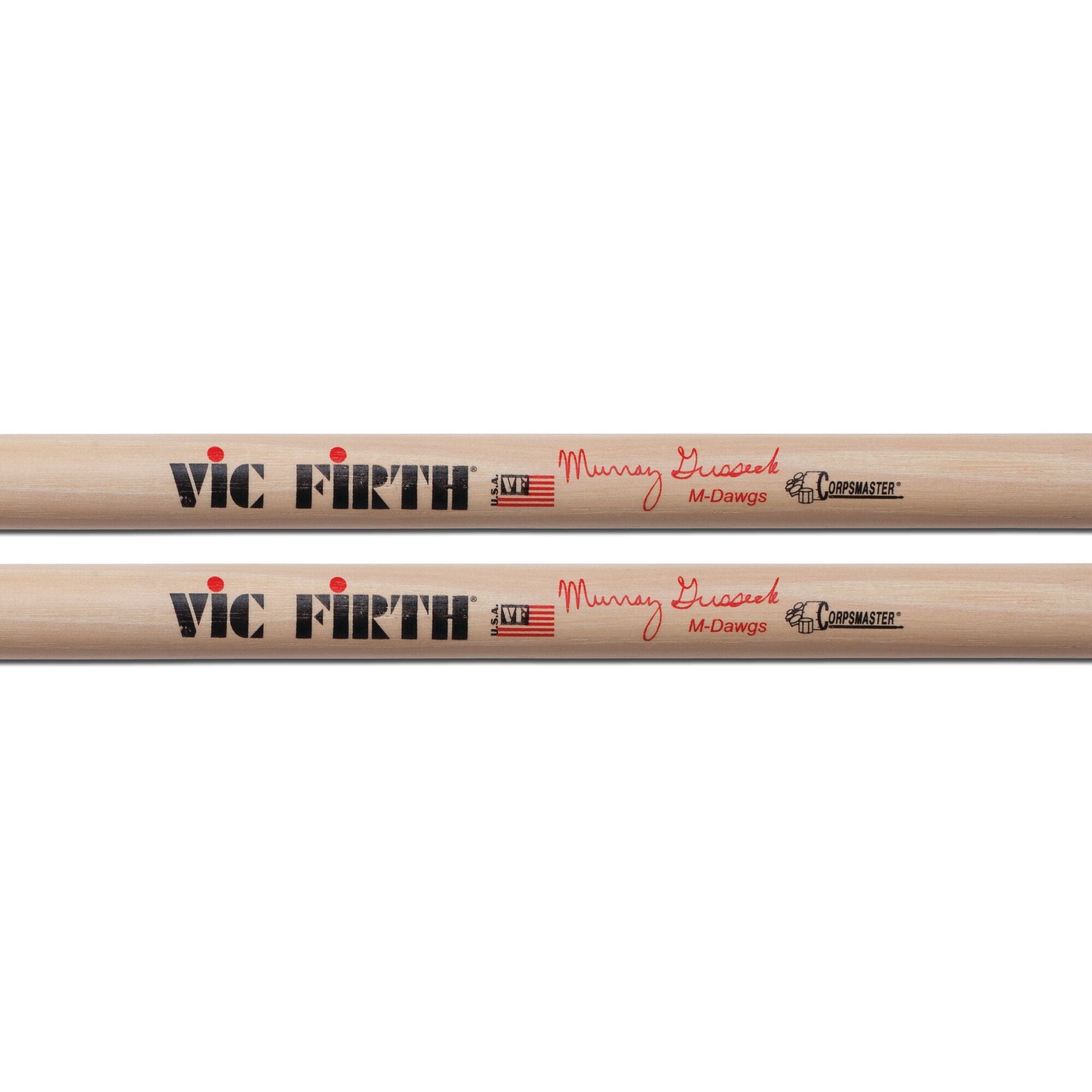 vic-firth-corpsmaster-murray-gusseck-signature-snare-marching-sticks image 2