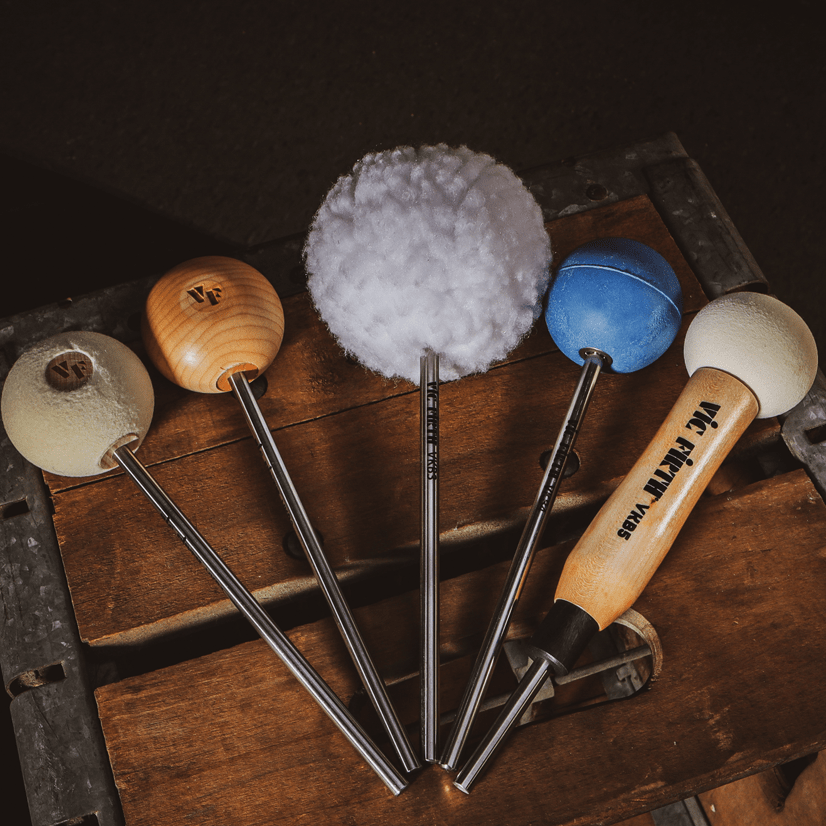 vic-firth-vickick-bass-drum-schl-gel-fleece-auf-filz-kugelkopf image 6