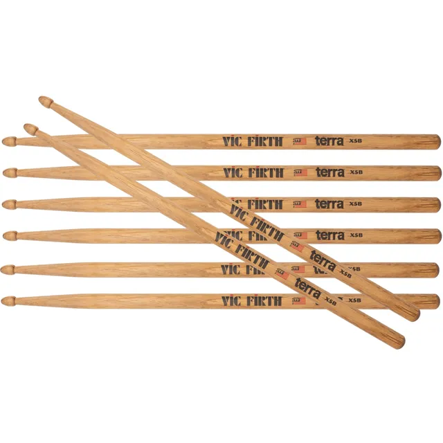 vic-firth-american-classic-x5bt-terra-series-drumsticks-4er-value-pack image 1