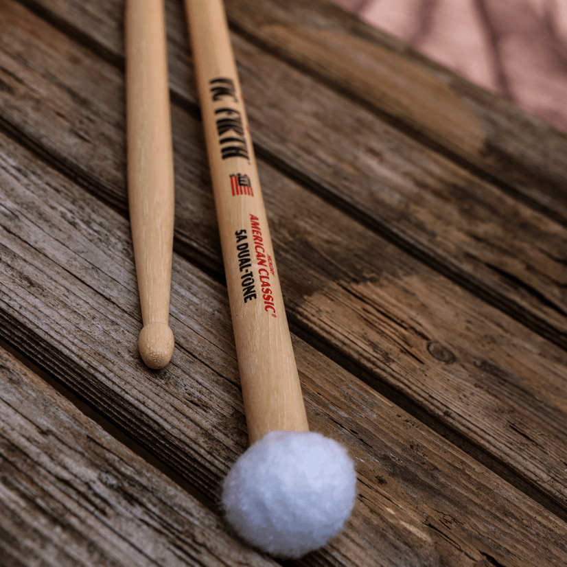 vic-firth-american-classic-5a-dual-tone-mallet-sticks image 5