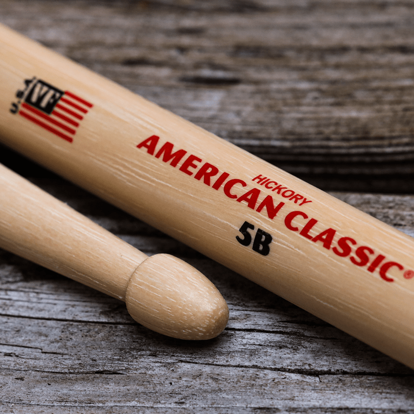 vic-firth-american-classic-5b-drumsticks-hickory image 6