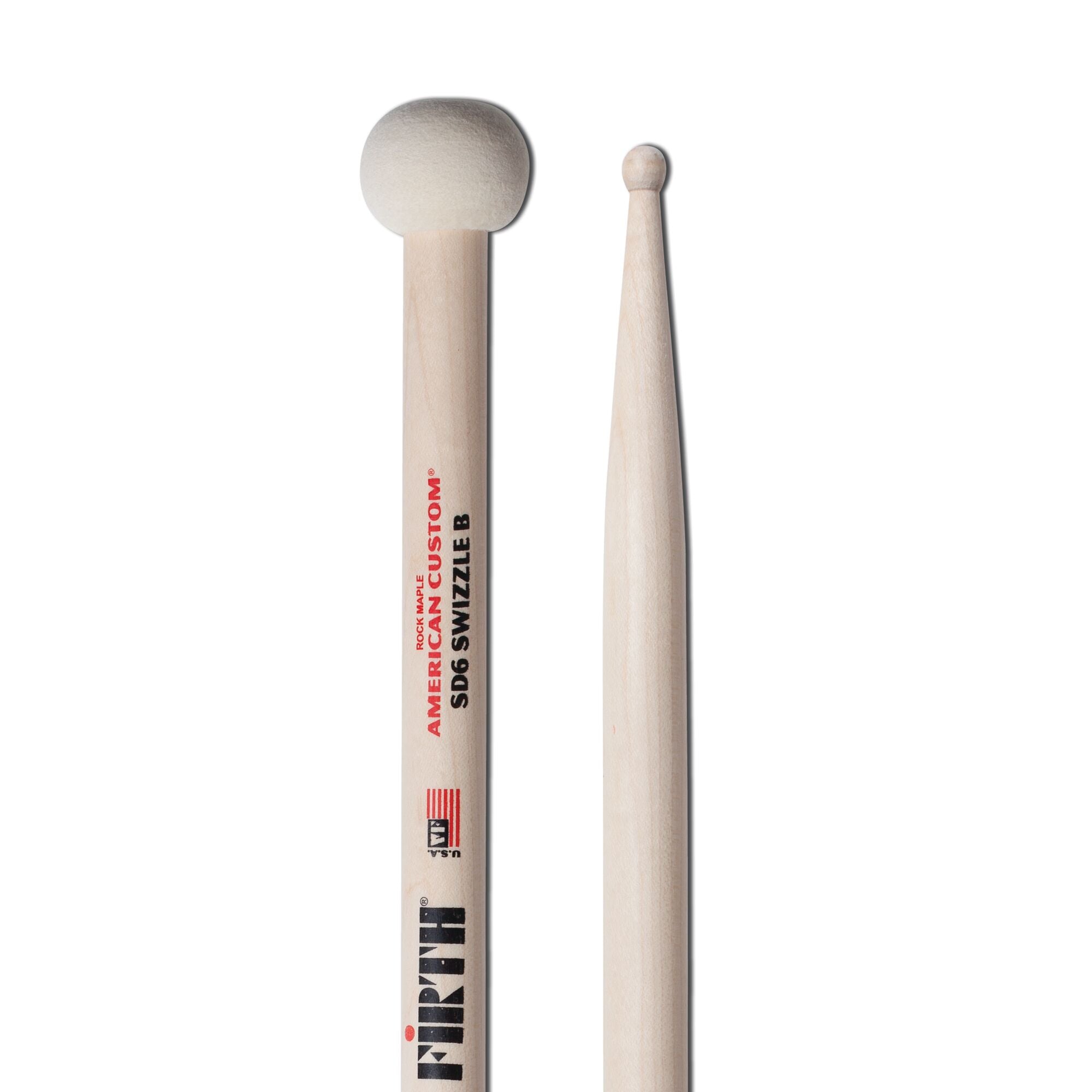 vic-firth-american-custom-sd6-swizzle-bolero-mallet-sticks image 4