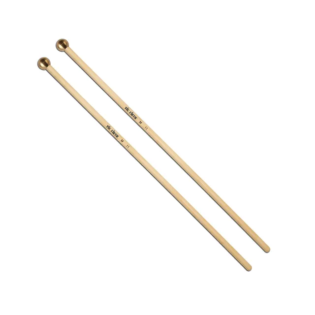 vic-firth-m11-american-custom-keyboard-brass-mallets-extra-hart image 1