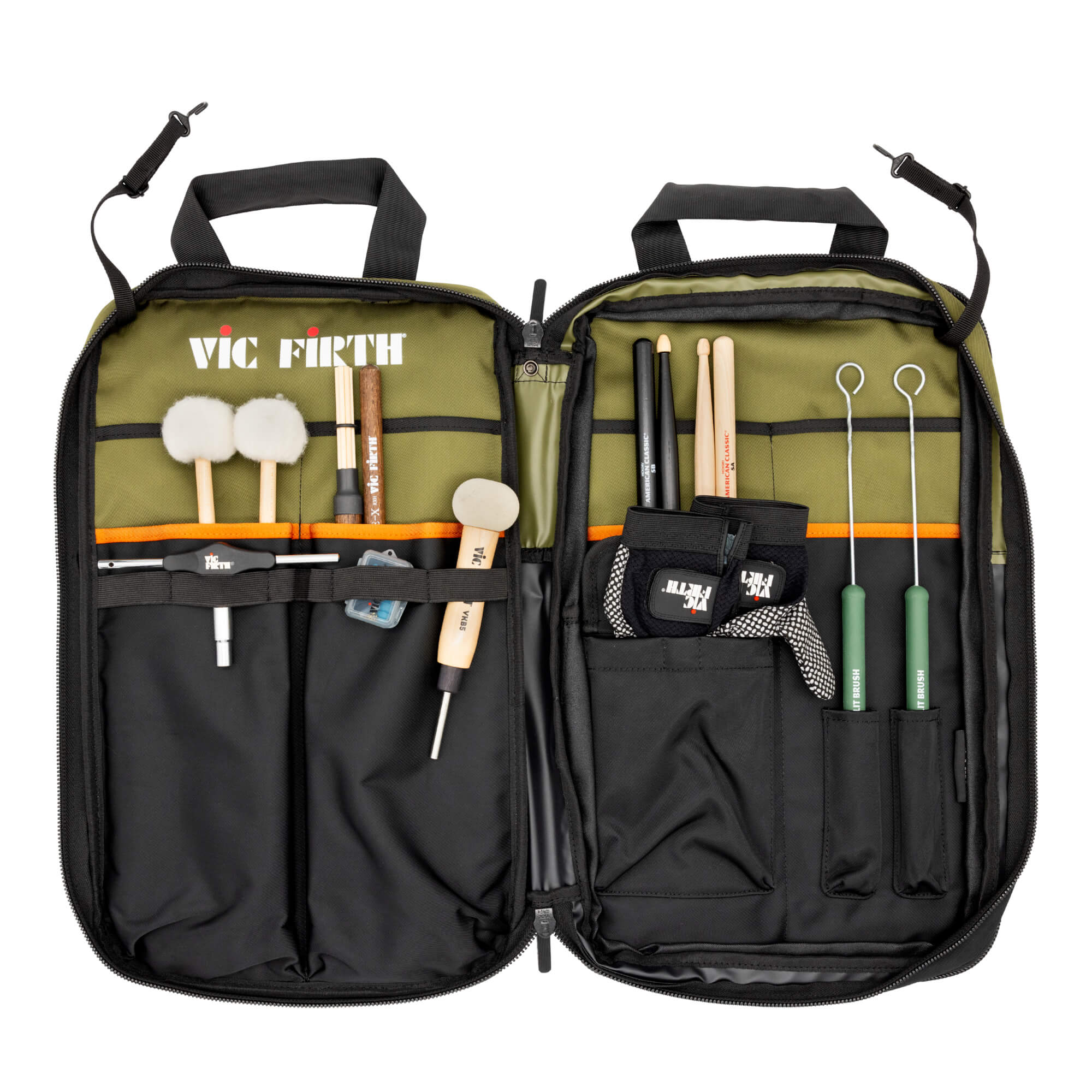 vic-firth-professional-stick-bag-gr-n-schwarz image 3
