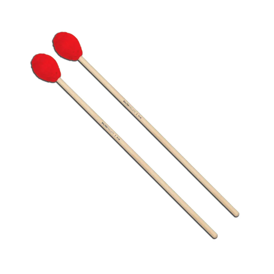 vic-firth-b14-ensemble-medium-soft-red-yarn-marimba-mallets image 1