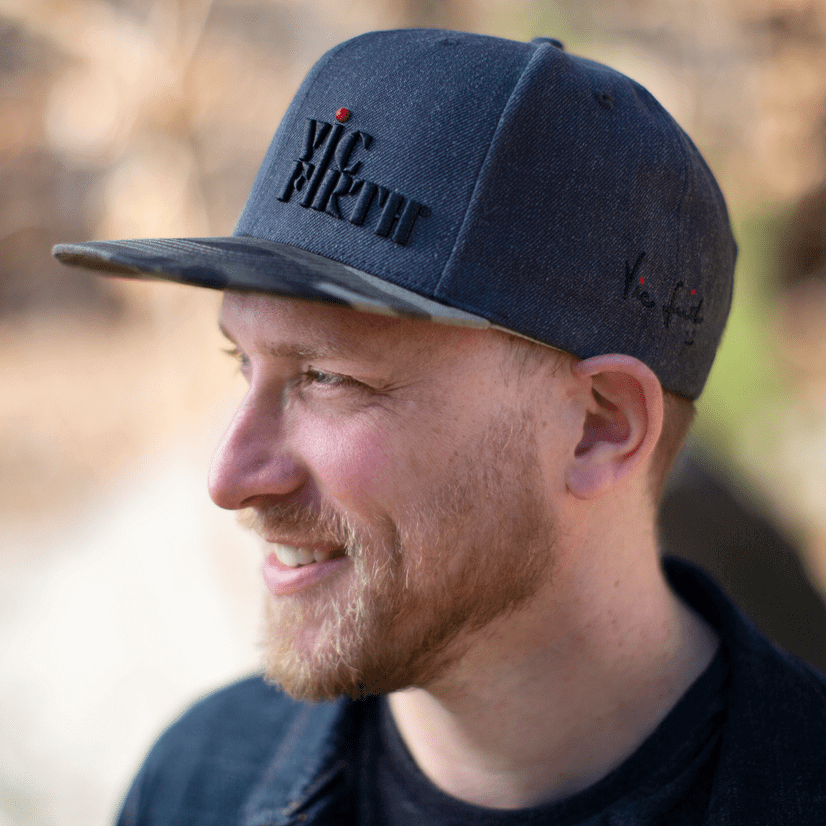 vic-firth-gray-camo-6-panel-snapback-cap image 5