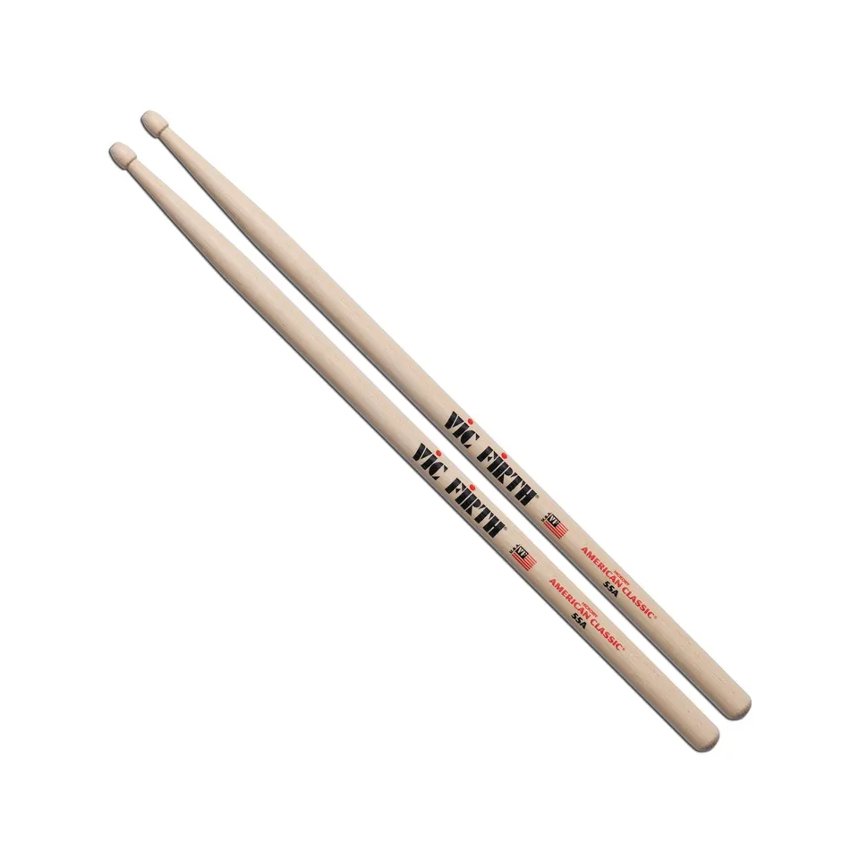 vic-firth-american-classic-55a-drumsticks-hickory image 1