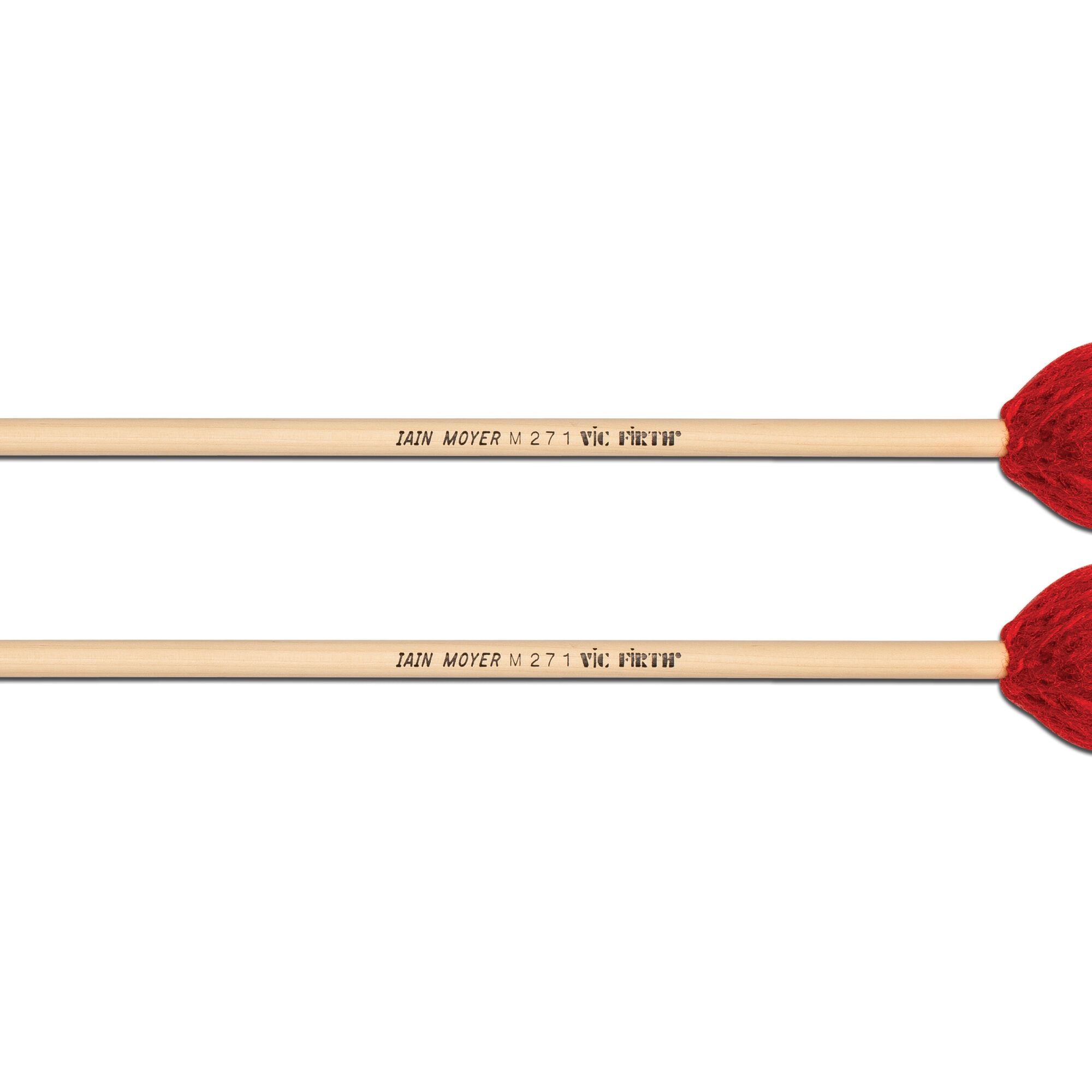 vic-firth-m271-corpsmaster-iain-moyer-marimba-mallets-medium-bis-medium-hard image 2