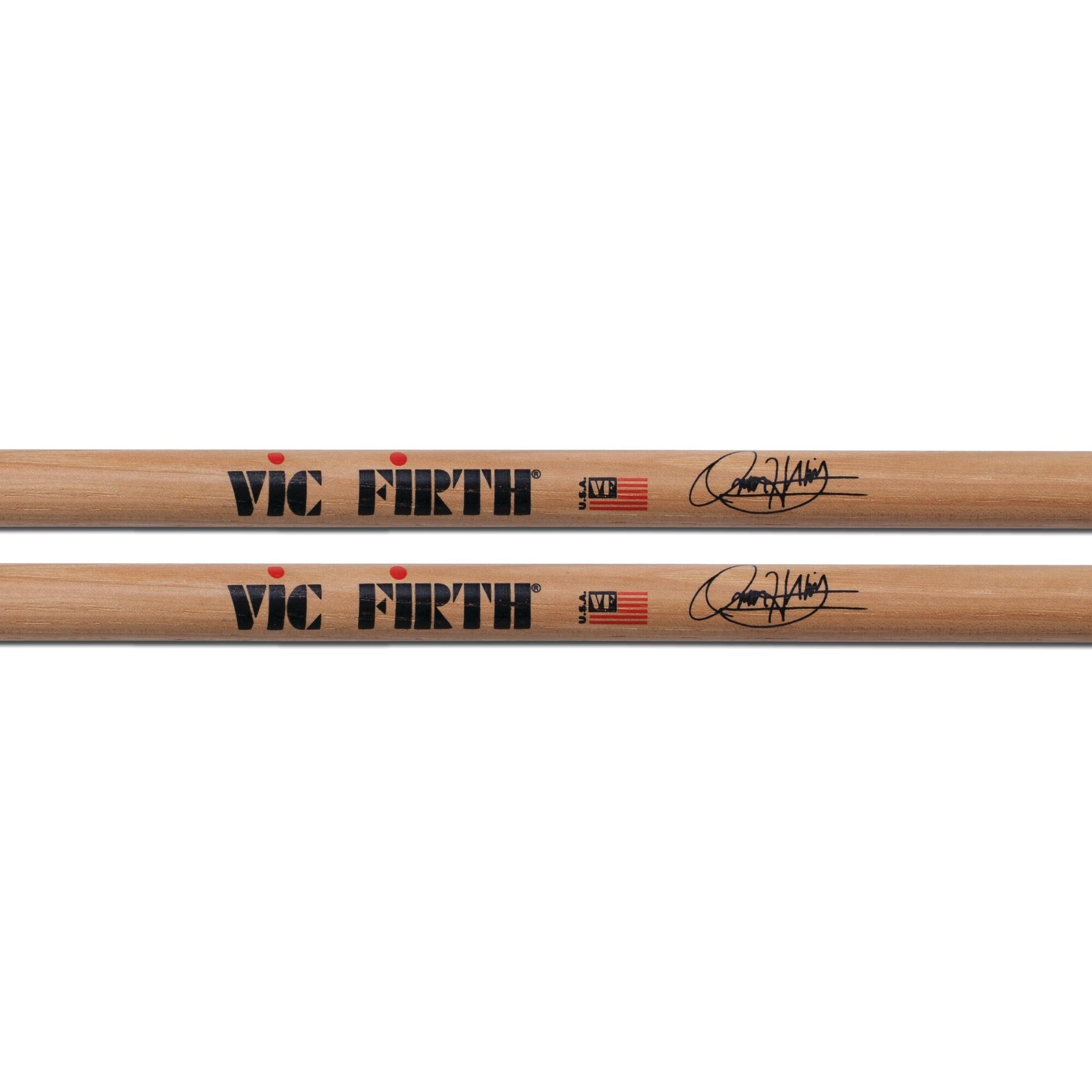 vic-firth-signature-omar-hakim-nylon-drumsticks-honey-hickory image 2