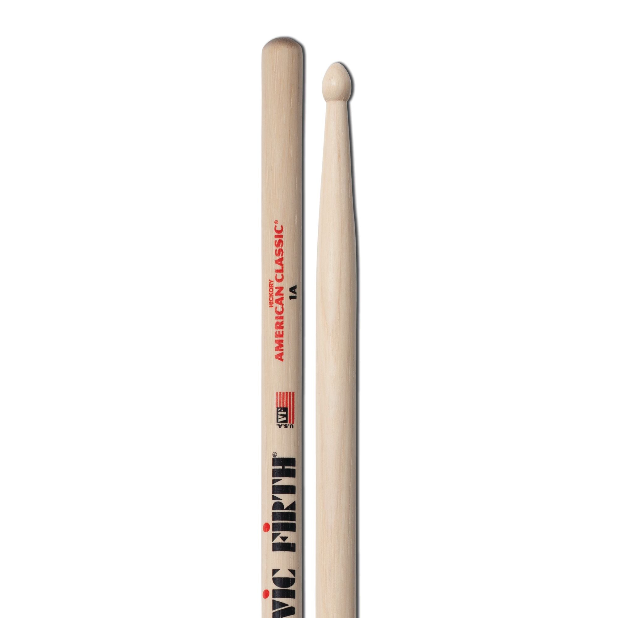 vic-firth-american-classic-1a-drumsticks-hickory-sticks image 4
