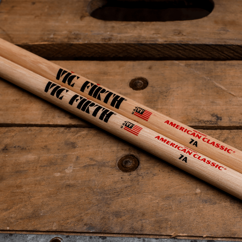 vic-firth-american-classic-7a-drumsticks-hickory image 5
