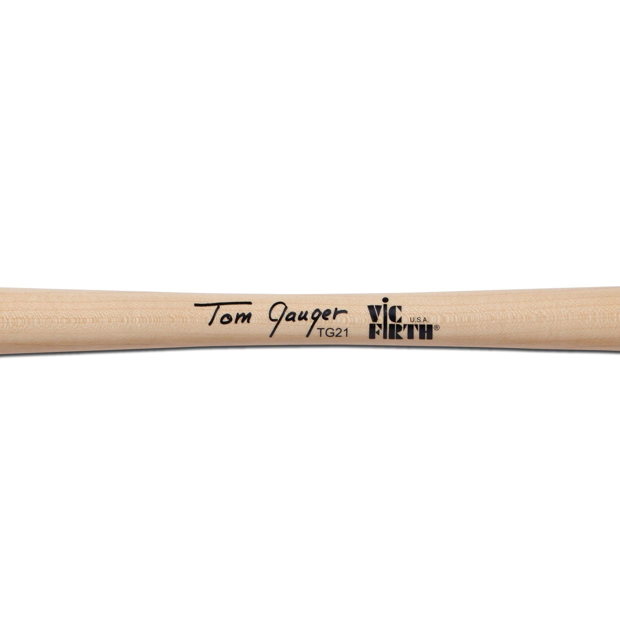 vic-firth-tg21-tom-gauger-chamois-holz-schl-gel-bassdrum-gong image 2