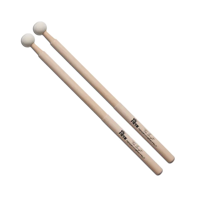 vic-firth-corpsmaster-tom-aungst-tenor-hybrid-felt-multi-tenor-mallets image 1