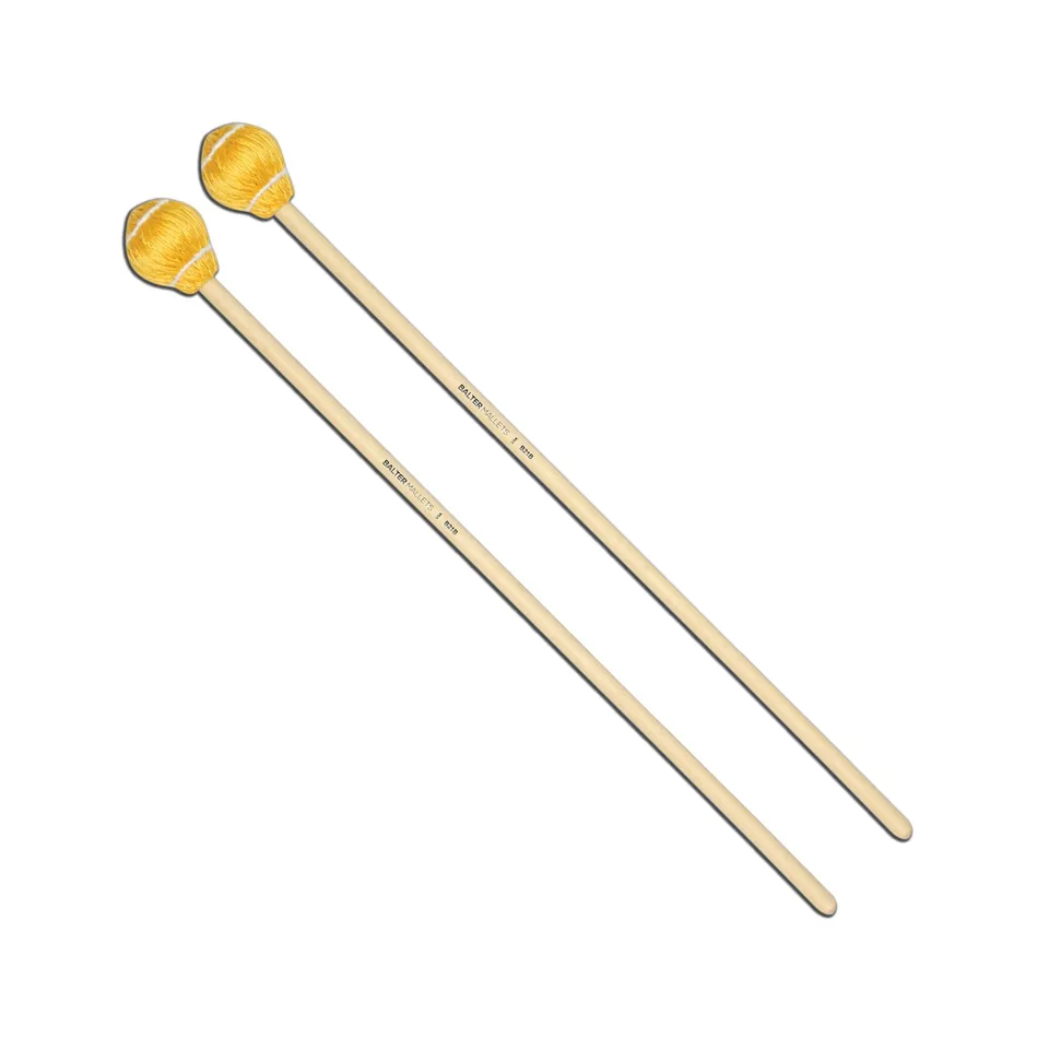 vic-firth-b21-pro-vibe-hard-yellow-cord-mallets-vibraphon-schl-gel image 1