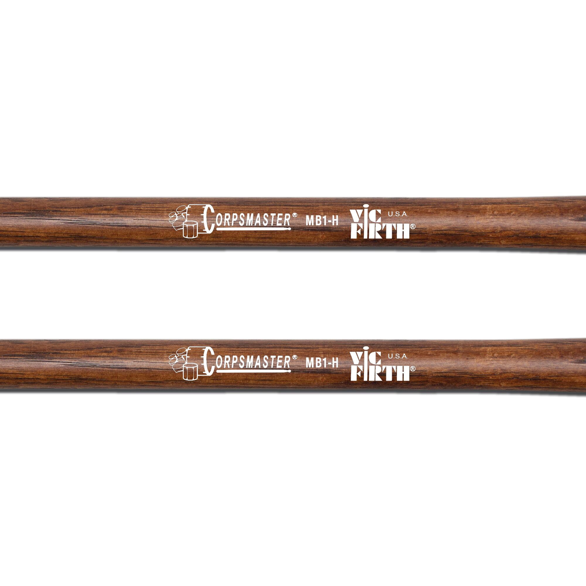 vic-firth-mb1h-corpsmaster-marching-bass-mallets-small-hard image 2
