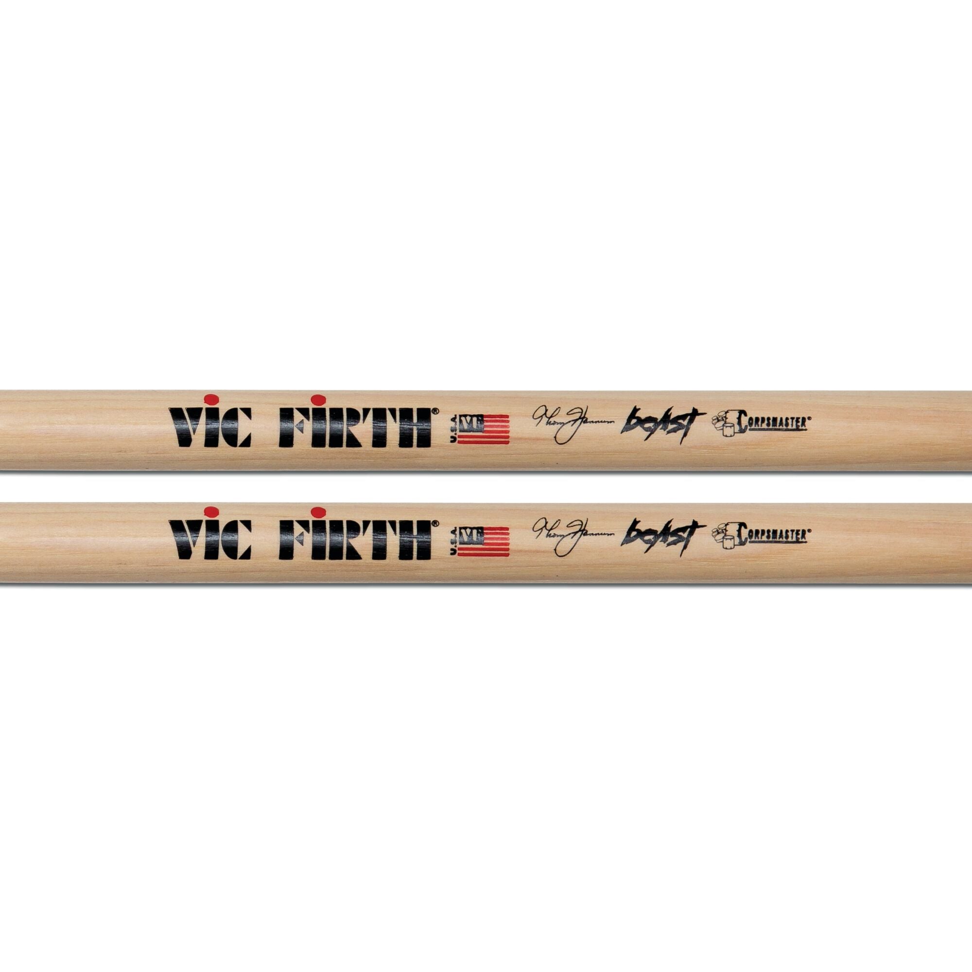 vic-firth-corpsmaster-thom-hannum-beast-marching-snare-sticks image 2