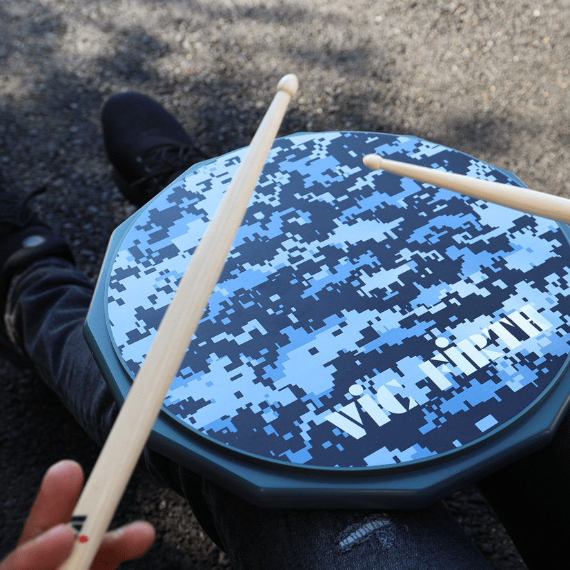 vic-firth-digital-camo-practice-pad-bungs-pad-silikon image 4
