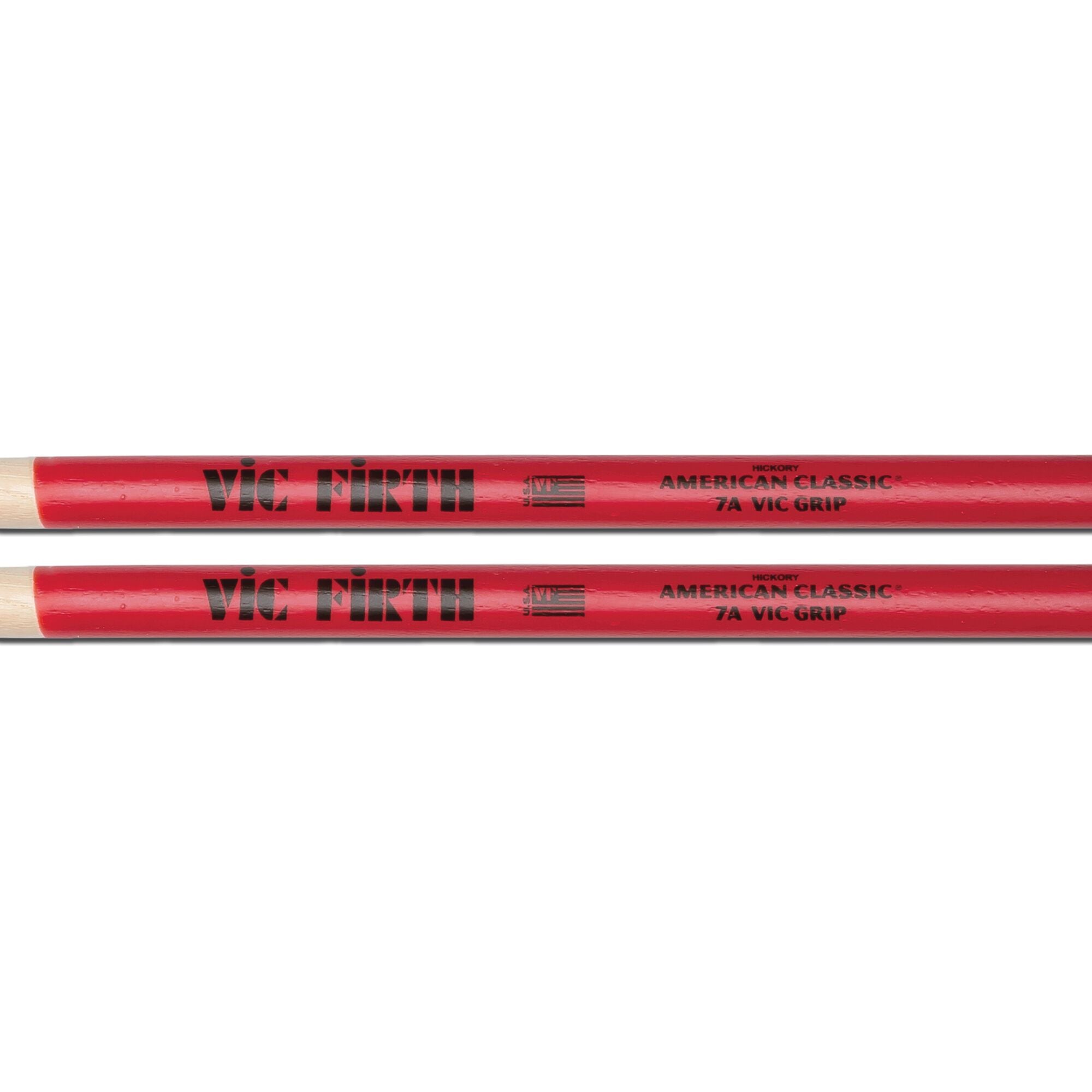 vic-firth-american-classic-7a-vic-grip-drumsticks image 2