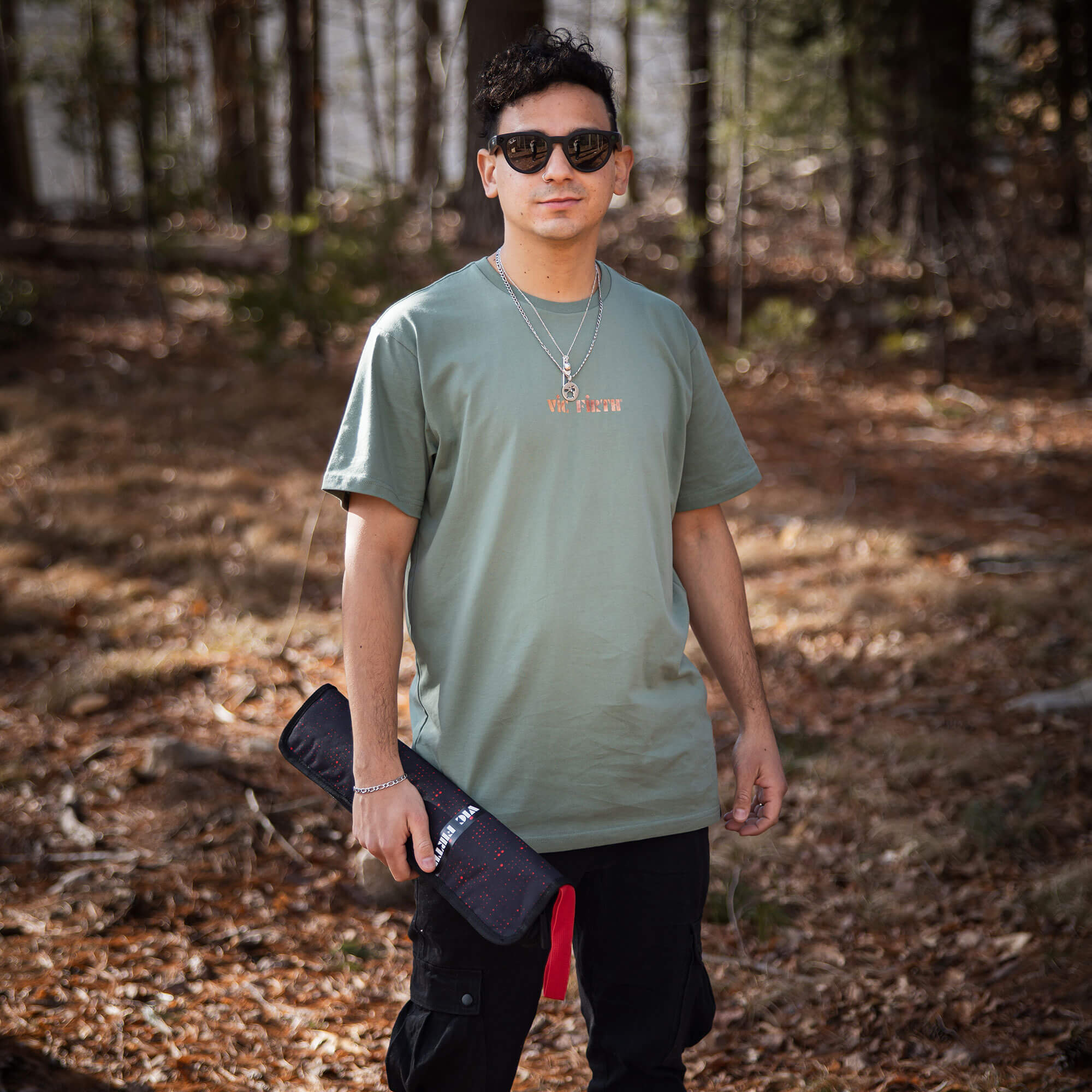 vic-firth-limited-edition-sage-woodgrain-t-shirt-unisex image 8