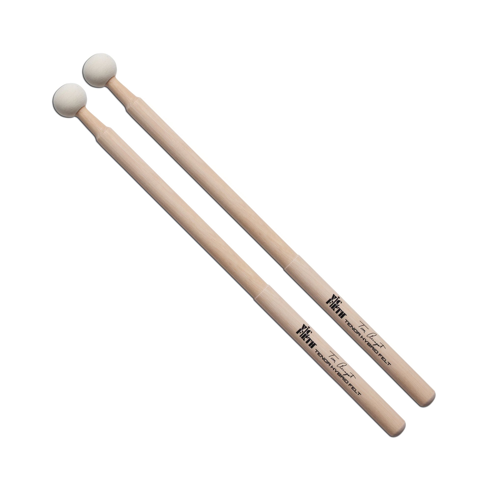 vic-firth-corpsmaster-tom-aungst-tenor-hybrid-felt-multi-tenor-mallets image 1