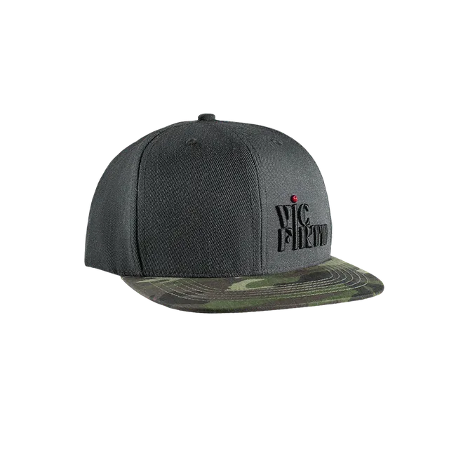 vic-firth-gray-camo-6-panel-snapback-cap image 1