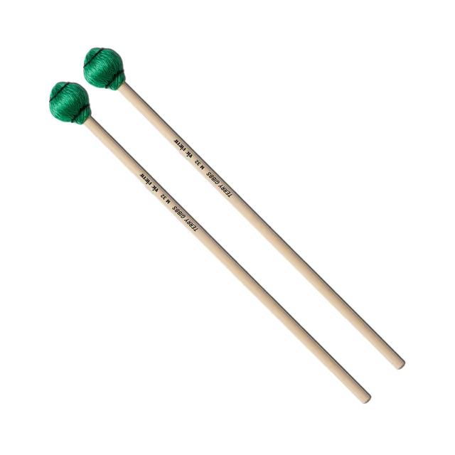vic-firth-m32-terry-gibbs-medium-hard-green-cord-mallets-vibraphon-schl-gel image 1