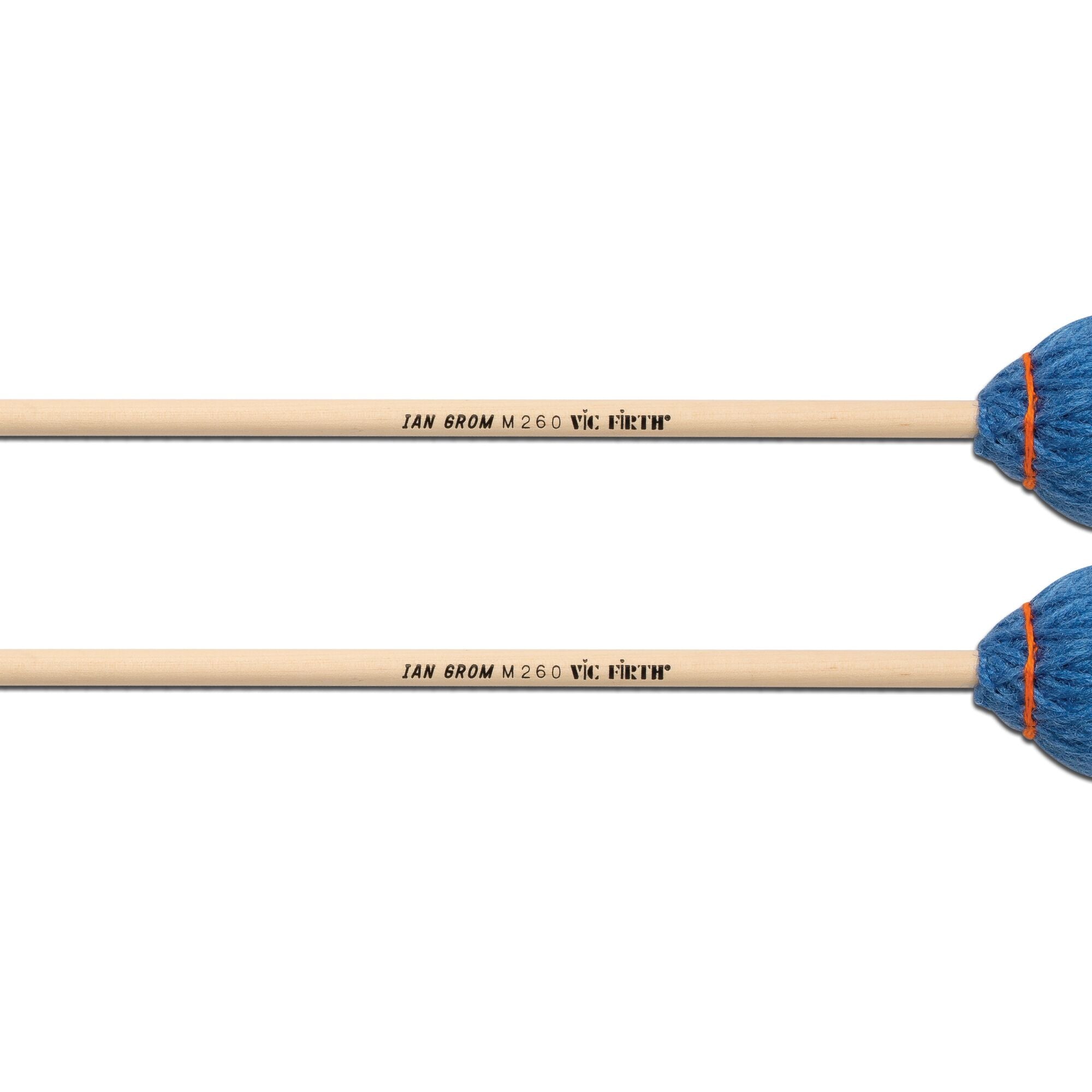 vic-firth-m260-corpsmaster-ian-grom-soft-marimba-mallets image 2