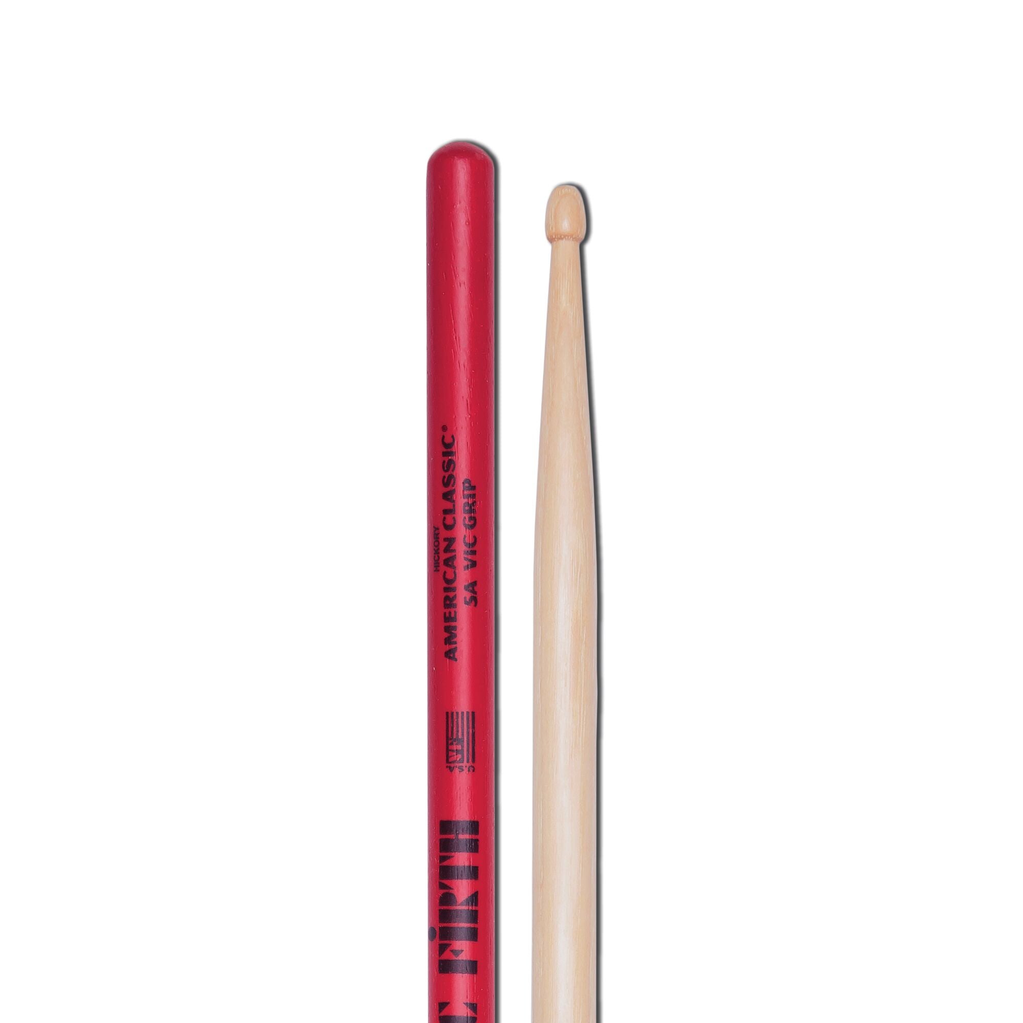 vic-firth-american-classic-5a-vic-grip-drumsticks-holz-tip image 4