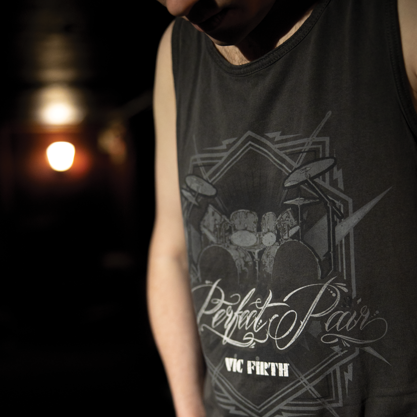 vic-firth-men-s-tank-top-tattoo-grafik-baumwoll-tank-top-herren image 7