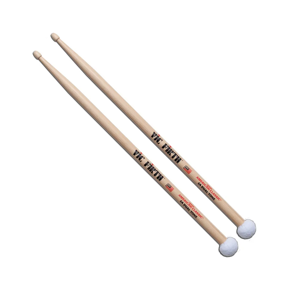 vic-firth-american-classic-5a-dual-tone-mallet-sticks image 1