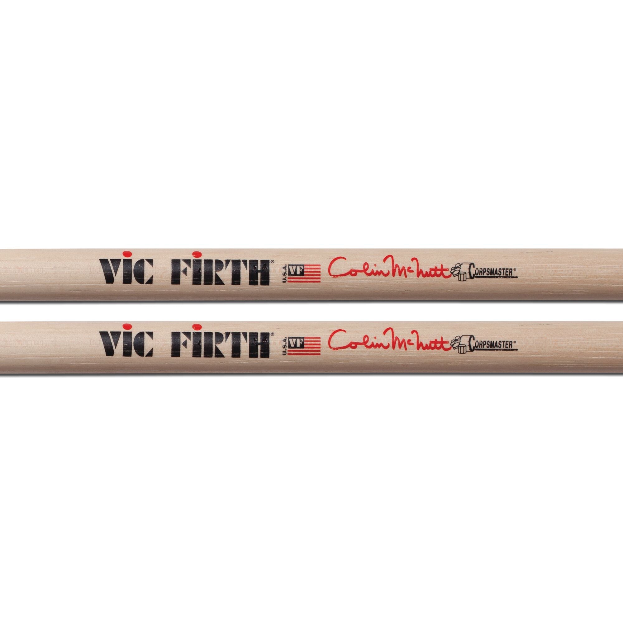 vic-firth-corpsmaster-colin-mcnutt-signature-snare-drumsticks image 2