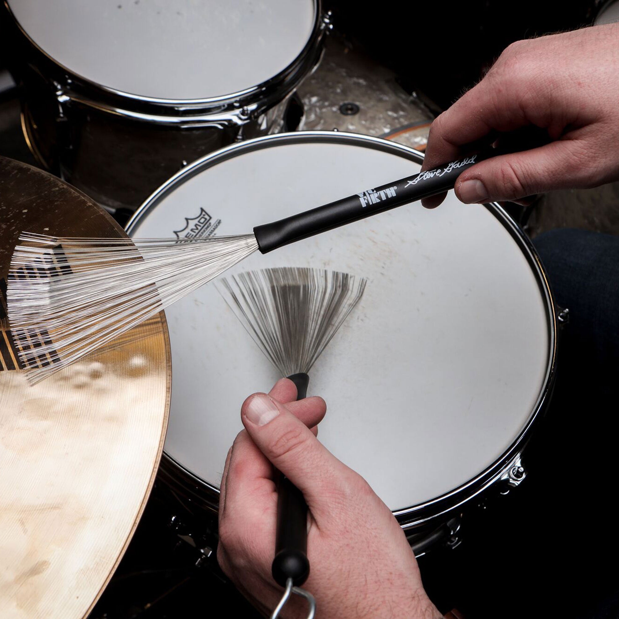 vic-firth-steve-gadd-wire-brushes-jazzbesen-ausziehbar image 7