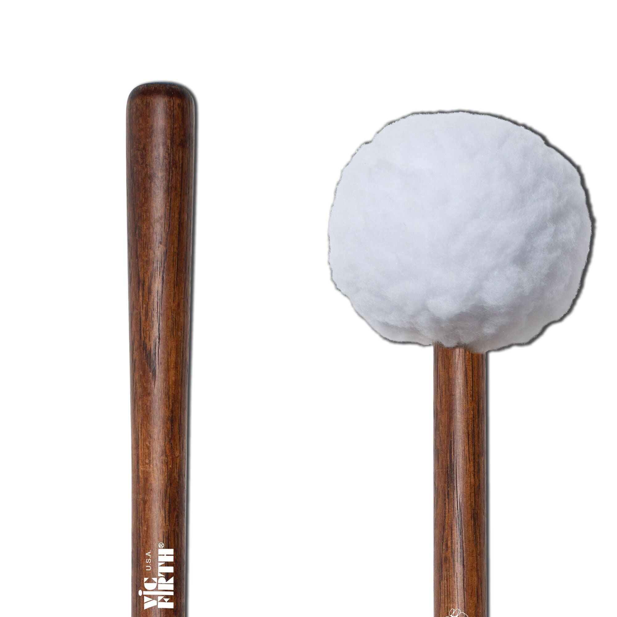 vic-firth-mb4s-corpsmaster-marching-bass-extra-large-soft-mallets image 4
