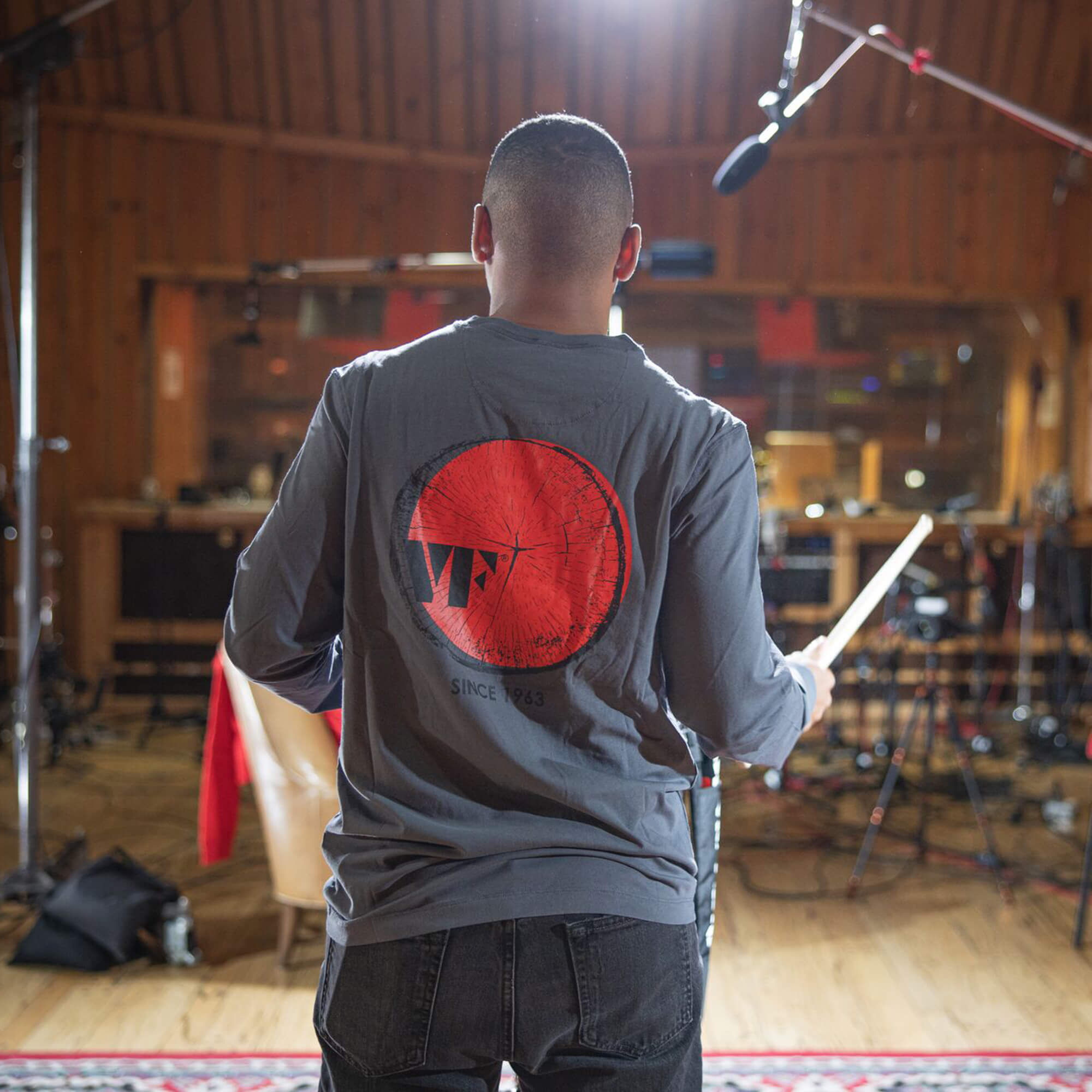 vic-firth-gray-long-sleeve-tee-unisex-s-2xl image 8