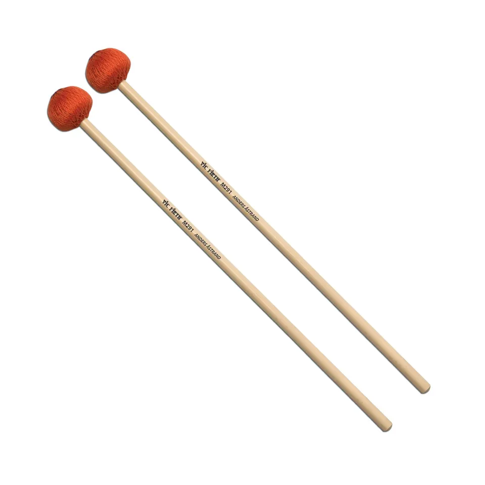 vic-firth-m291-anders-astrand-signature-keyboard-mallets-medium-soft-orange image 1
