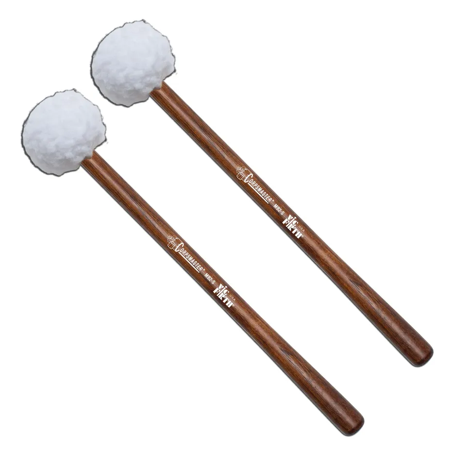 vic-firth-mb2s-corpsmaster-marching-bass-mallets-medium-soft image 1
