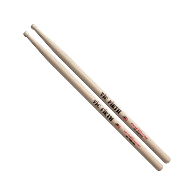 vic-firth-american-classic-5b-barrel-tip-drumsticks image 1