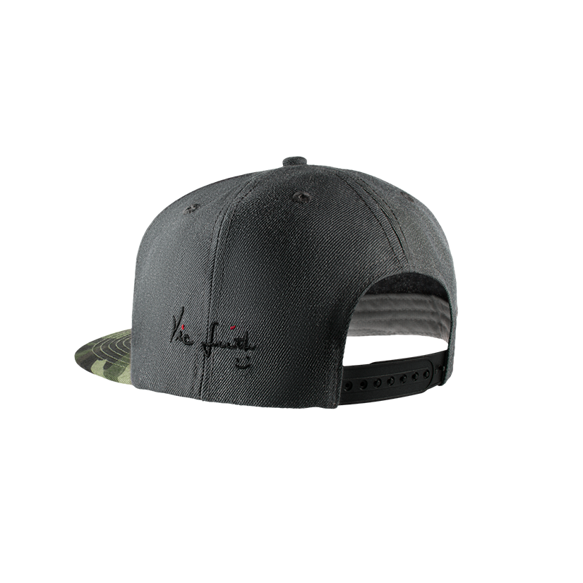 vic-firth-gray-camo-6-panel-snapback-cap image 2
