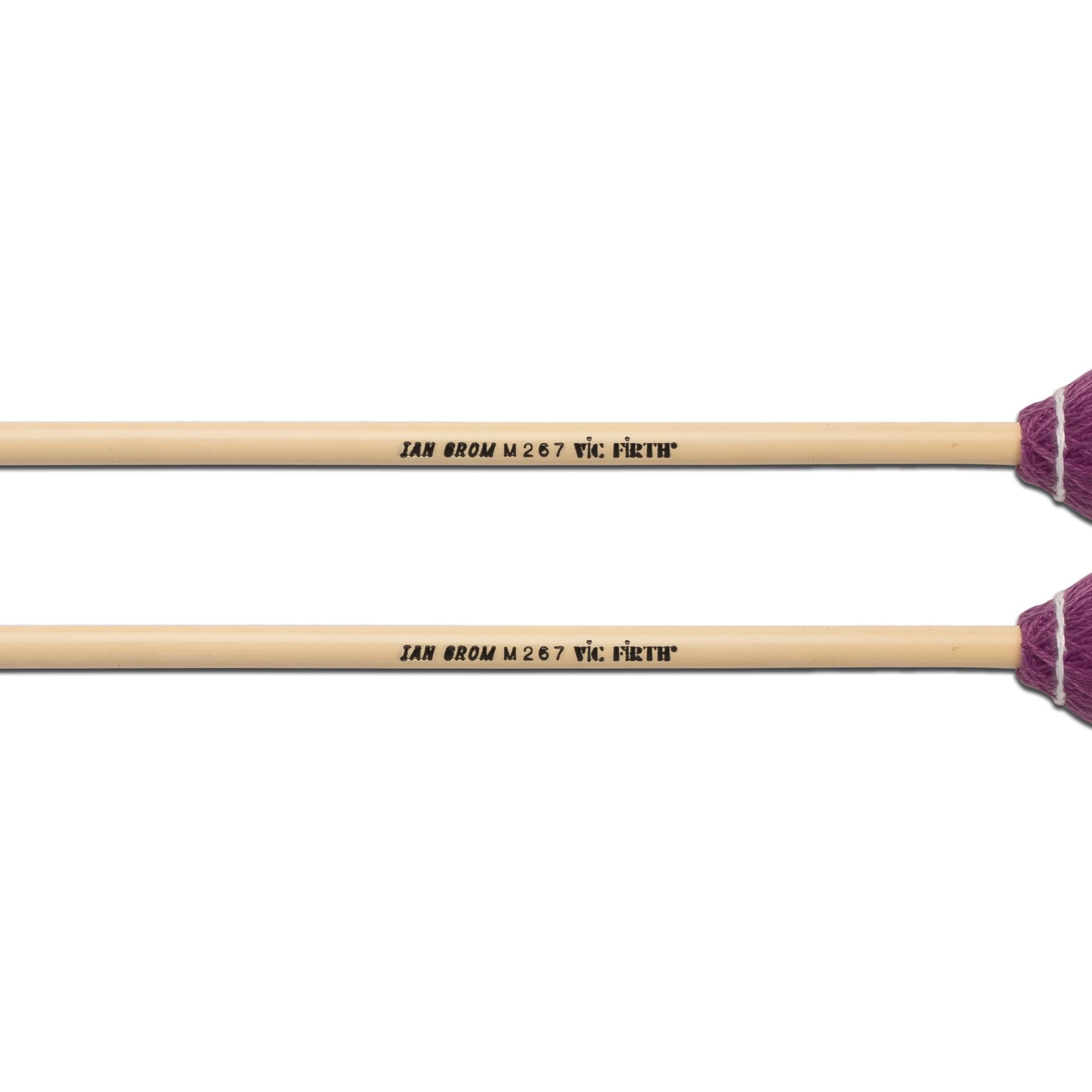 vic-firth-m267-corpsmaster-ian-grom-medium-hard-vibraphone-mallets image 2