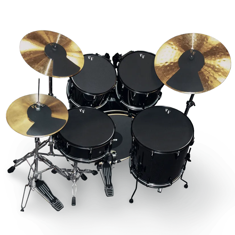vic-firth-drum-cymbal-mute-prepack-10-12-14-20-hihat-becken image 1