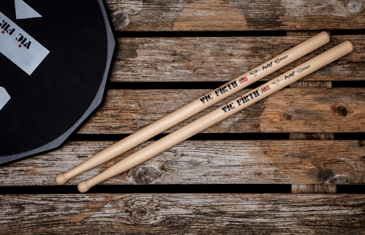 vic-firth-corpsmaster-thom-hannum-beast-marching-snare-sticks image 6