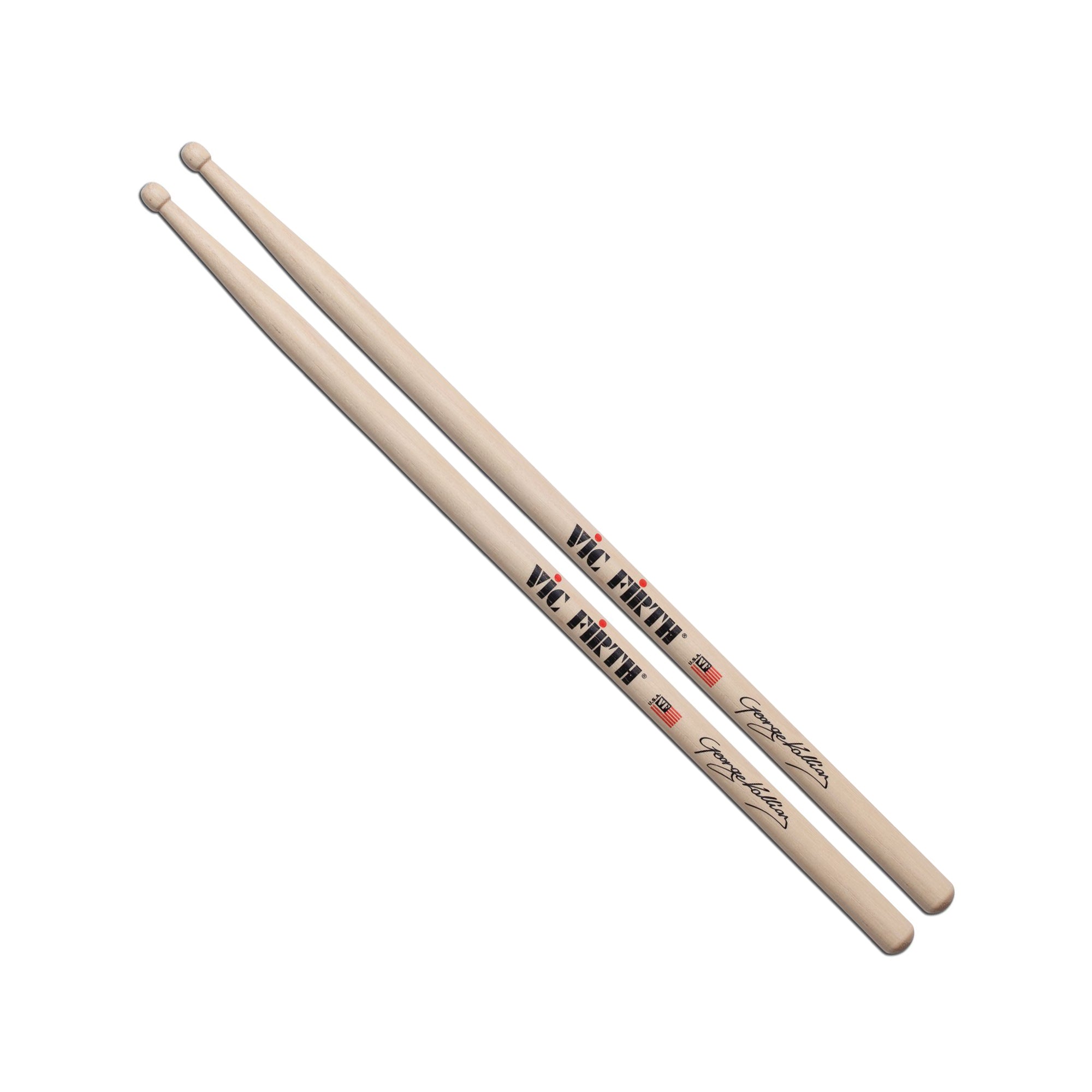 vic-firth-signature-george-kollias-drumsticks-metal image 1