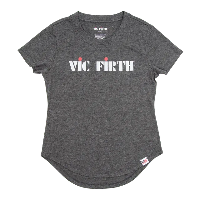 vic-firth-women-s-logo-tee-damen-t-shirt-tri-blend image 1