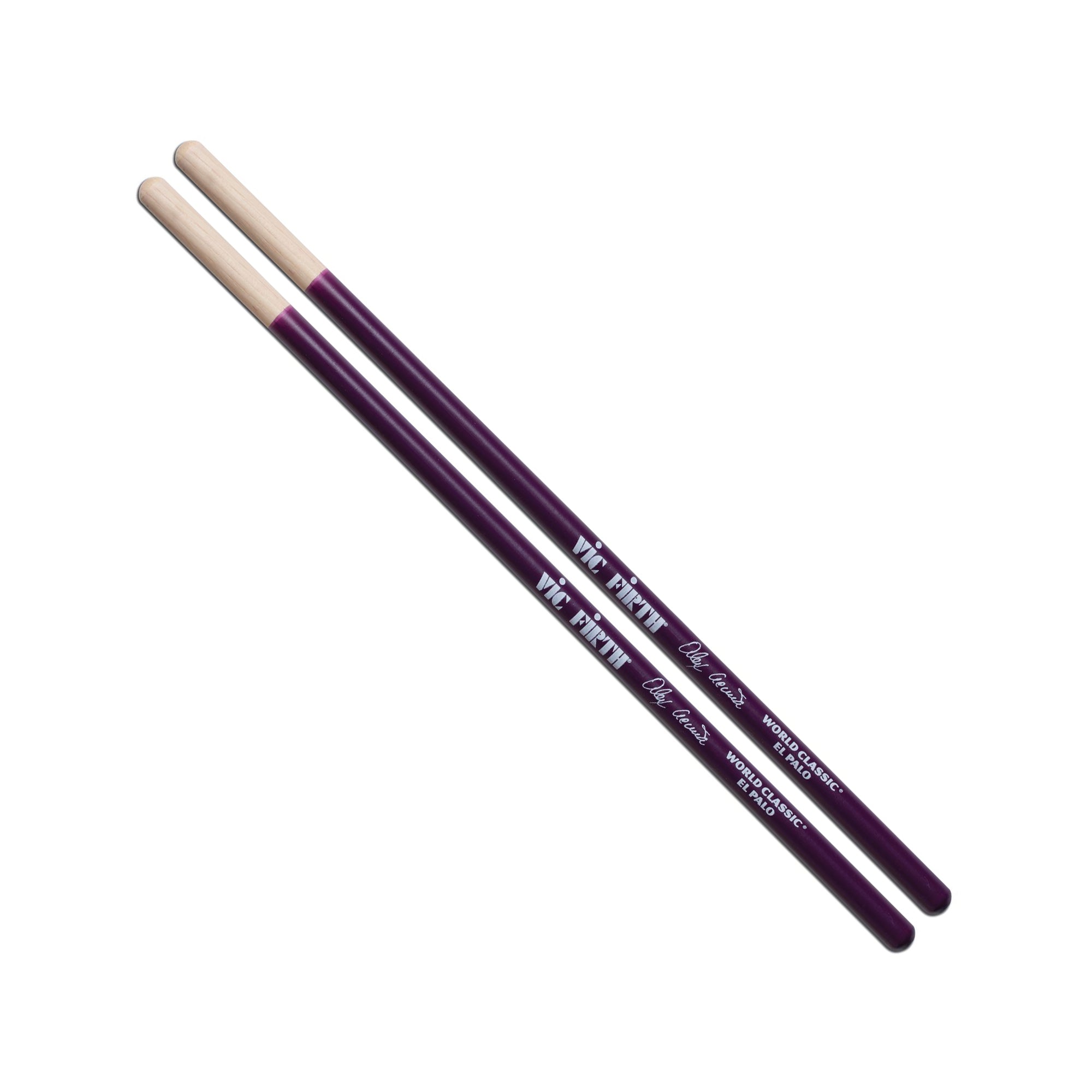 vic-firth-world-classic-alex-acu-a-el-palo-timbale-sticks-hickory image 1